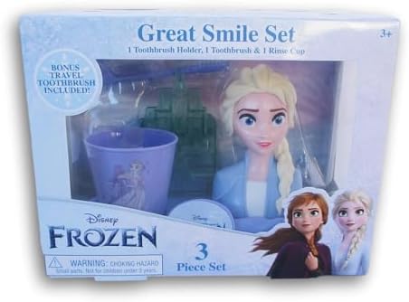 Entertainment One Frozen 2 Elsa Smile Toothbrush Holder Set