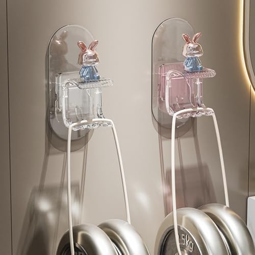 Efficient Wall Toothbrush Mouthwash Bracket Pink