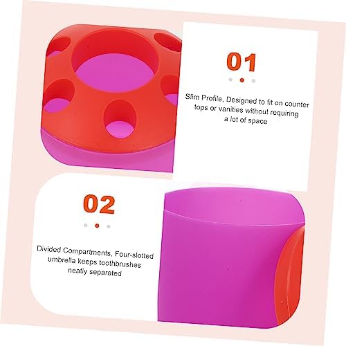 LIFKICH Bathroom Shelf Organizer Toothbrush Cup