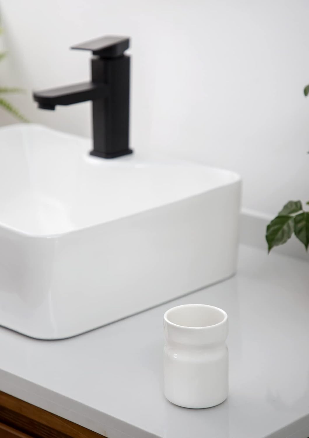 Nucookery Kids 275 Ceramic Toothbrush Holder White