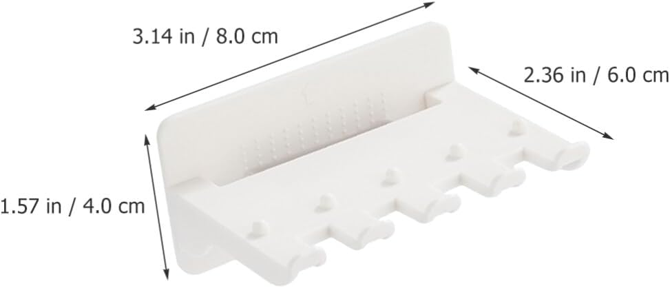 Space-Saving Wall-Mounted Toothbrush Holder Alipis