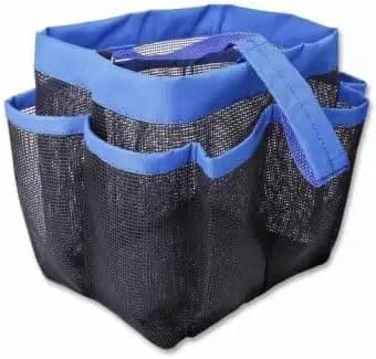 Dharmnirdosh Mesh Shower Caddy Tote Bag with 8 Pockets Quick Dry Bath Organizer