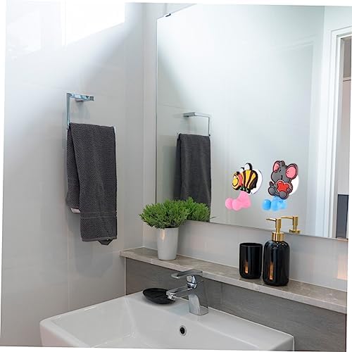 3-Piece Cartoon Suction Toothbrush Holder for Kids in the Bathroom
