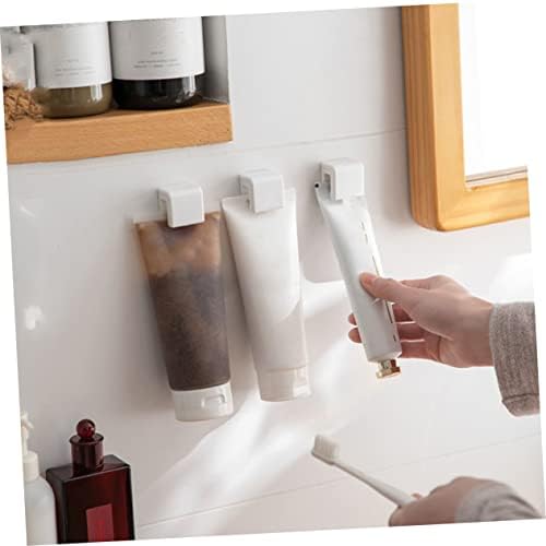 TOPPERFUNBathroom Toothpaste Wall Holder White
