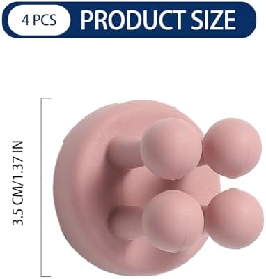 Compact Silicone Toothbrush Holder for Kitchen Bathroom Organization