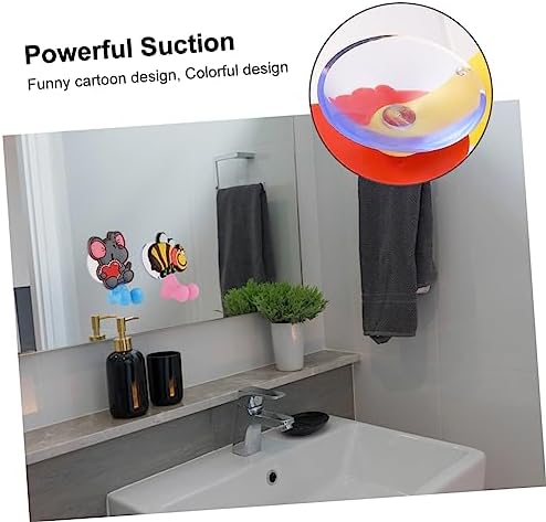3-Piece Cartoon Suction Toothbrush Holder for Kids in the Bathroom
