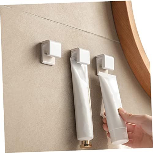 TOPPERFUNBathroom Toothpaste Wall Holder White