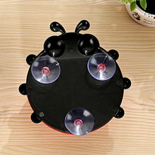 Red Ladybug Toothbrush Holder with Suction Cup