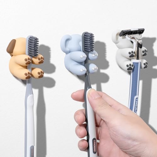 LiZhao Funny Silicone Toothbrush Holder