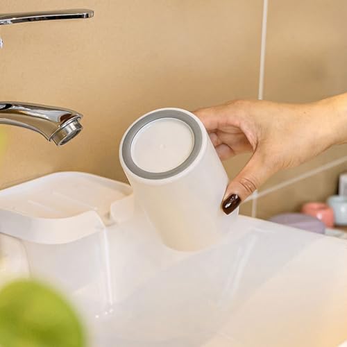 Non-Slip Reusable Toothbrush Cup for Couples