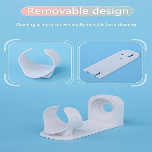 4-Piece Set Electric Toothbrush Holder Creative Traceless Wall-Mounted Organizer