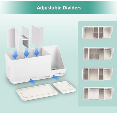 Easy-to-Use Durable Electric Toothbrush Holder for Bathroom Storage