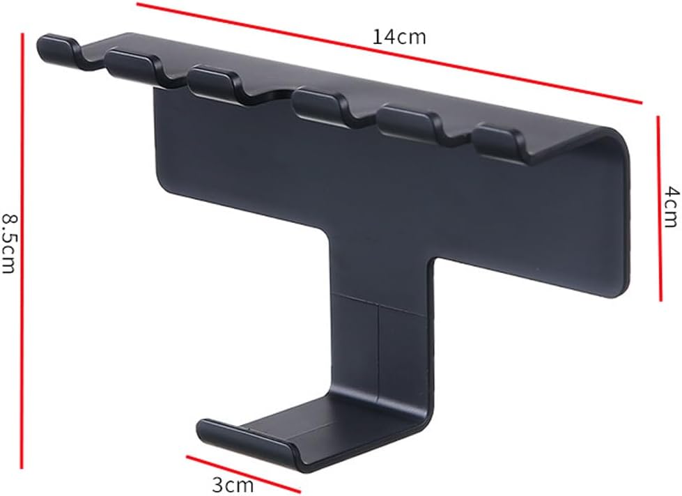 Two-Piece Self-Adhesive Plastic Toothbrush Holders