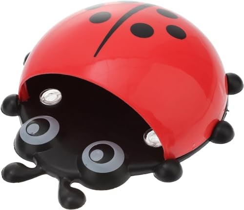 Red Ladybug Toothbrush Holder with Suction Cup