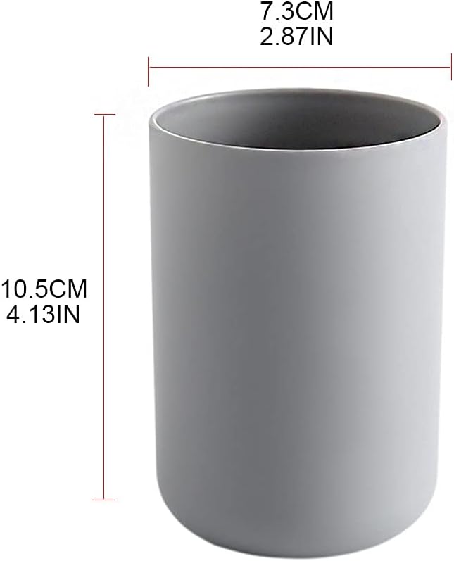 Bathroom Oral Care Essentials - Dishwasher Safe Oral Care Holder Travel-friendly 300ml Capacity
