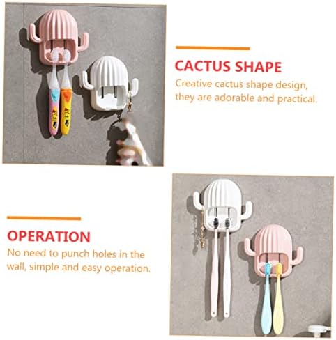 Elegant Cactus Toothbrush Racks