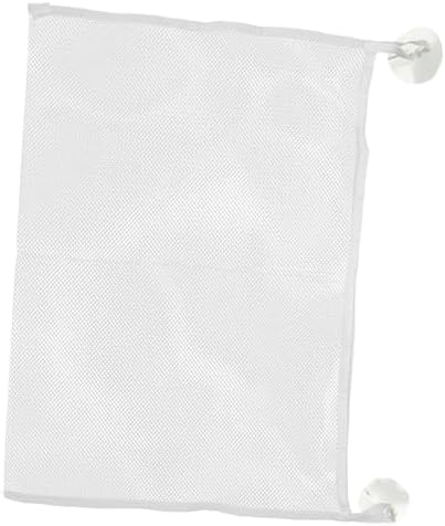 Zerodeko 3pc Hanging Bath Toy Storage Bag Mesh Organizer with Cups