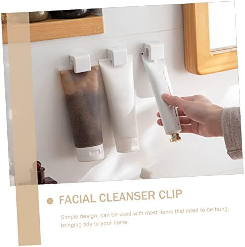 Luxshiny Wall-Mounted Toothpaste Holder Compact Space-Saving