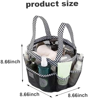 Jorzer Mesh Shower Caddy Portable Bathroom Organizer