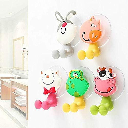 Cute Animal Toothbrush Holder for Kids with Suction Cup 9 Pack