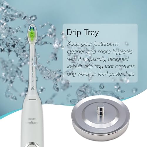 Silver Aluminum Toothbrush Holder for Philips Sonicare Electric Toothbrushes