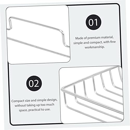 Stainless Steel Shower Organizer with Removable Shelves