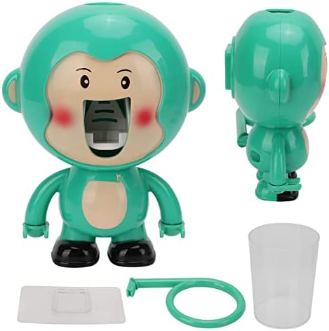 Cutesy Cartoon Monkey Toothbrush Holder Wall-Mounted for Kids