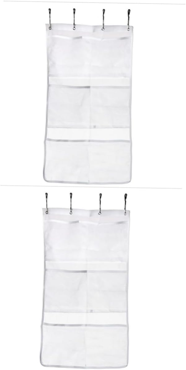 Ciieeo 2-Piece Mesh Organizers for Toiletries and Kids Storage