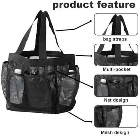 Nicedeal Portale Quantity Mesh Shower Organizer