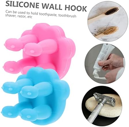 2Pcs Silicone Toothbrush Holders