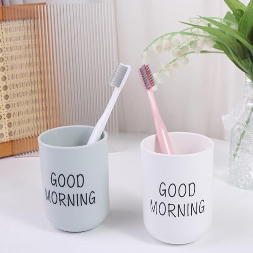 Plastic Toothbrush Holder White