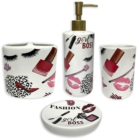 Cute Ceramic Toothbrush Holder for Kids and Bathroom Organization