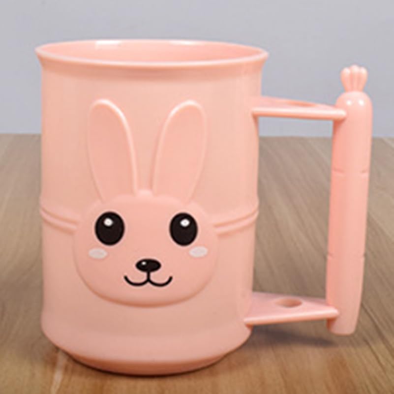 Cute Cartoon Rabbit Toothbrush Tumbler Cup