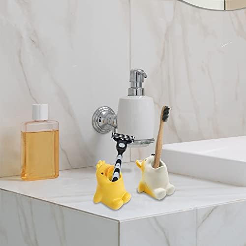 Cute Cartoon Toothbrush Holder for Kids Duck