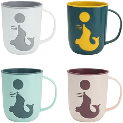 Unique Toothbrush Cup 4-Pack for Bathroom