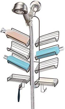 InterDesign Verona Metal Hanging Shower Caddy with Bronze Finish