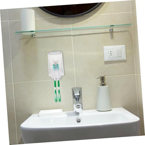 Space-Saving Wall-Mounted Toothbrush Holder for Kids