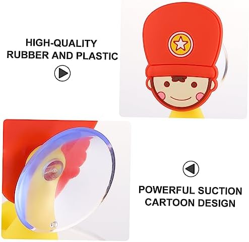 Eco-Friendly Cartoon Suction Cup Toothbrush Holders for Kids