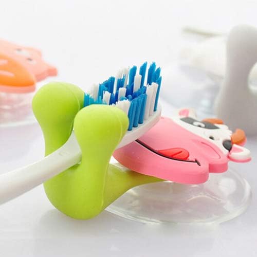Baost Creative Cute silicone Toothbrush Holder Suction Cup Design for Kids