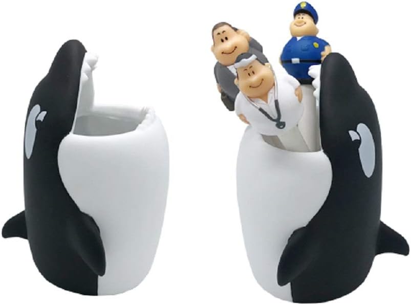 Kids Toothbrush Holder Whale - Durable Silicone Organizer