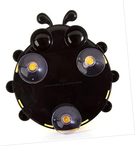 Cartoon Ladybug Toothbrush Holder Suction Cup Wall Mount Bathroom Decor