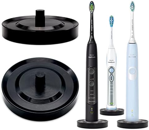 Relsy Black Aluminum Toothbrush Holder for Philips SoniaCARE
