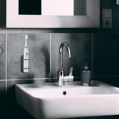 2 Pcs Electric Toothbrush Wall Mount Holder for Bathrooms