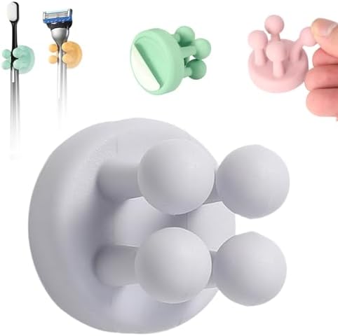 Versatile Silicone Holder for Toothbrush Razor with 2025 New Design