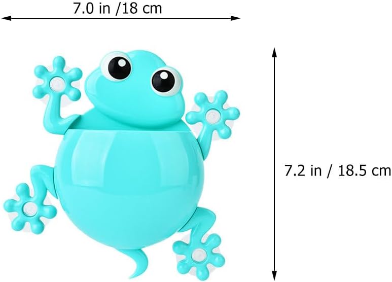 Zerodeko 2pc Cute Frog Tooth Brush Holder Storage for Kids
