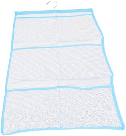 Quick-Dry Mesh Shower Organizer with 6 Pockets for Bathroom Accessories