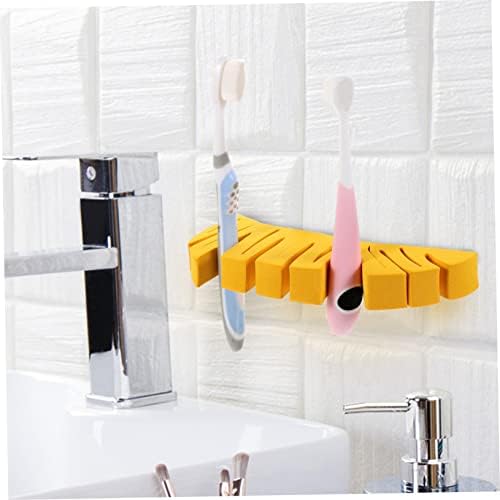 Alipis 2-Piece Wall-Mounted Toothbrush Organizer