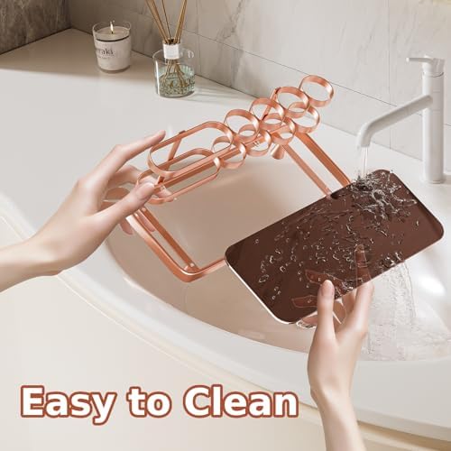 Electric Toothbrush Holder - Rose Gold Design for Clean and Convenient Daily Use