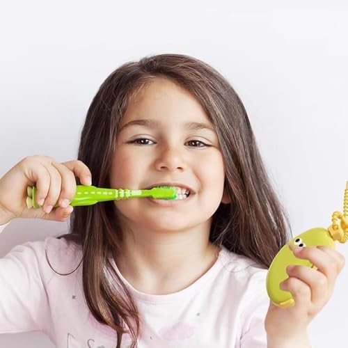 Banana-Theme Toothbrush Cover with Dispenser