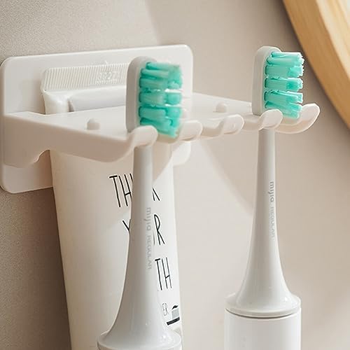 Space-Saving Wall-Mounted Toothbrush Holder Alipis